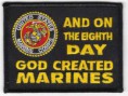 U.S Marines, and on the eighth day go created marines 